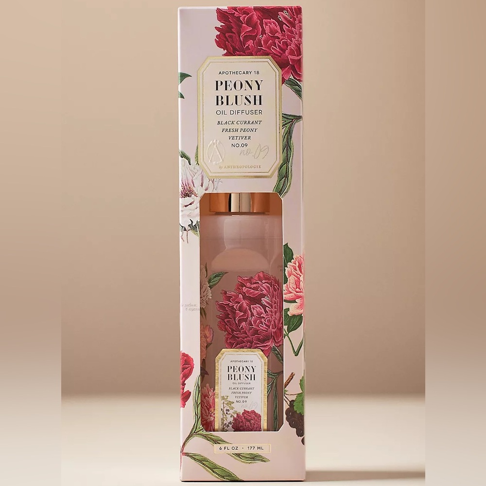NIB ANTHRO PEONY BLUSH REED DIFFUSER